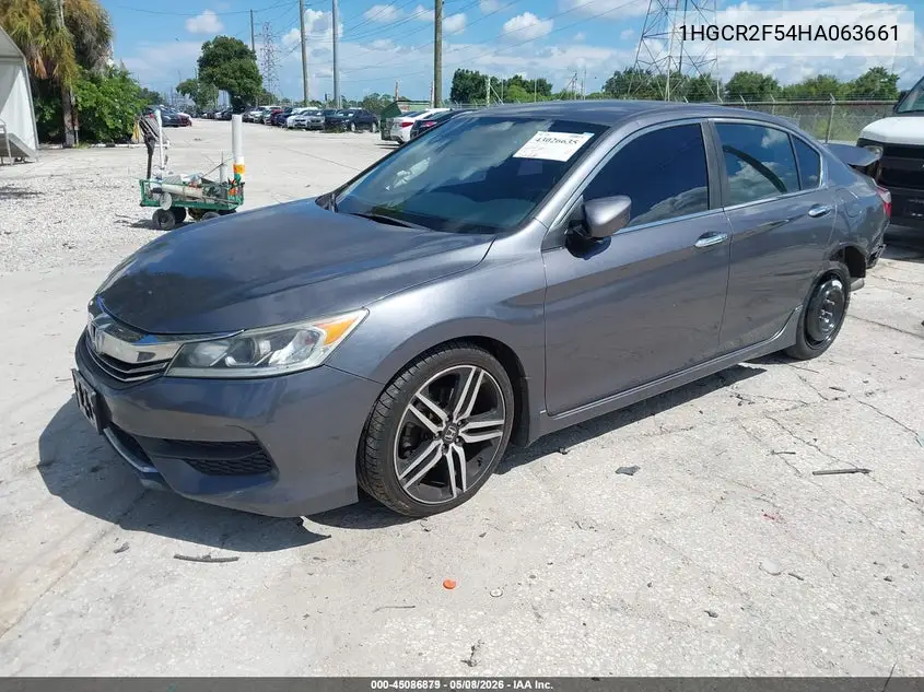 1HGCR2F54HA063661 2017 Honda Accord Sport