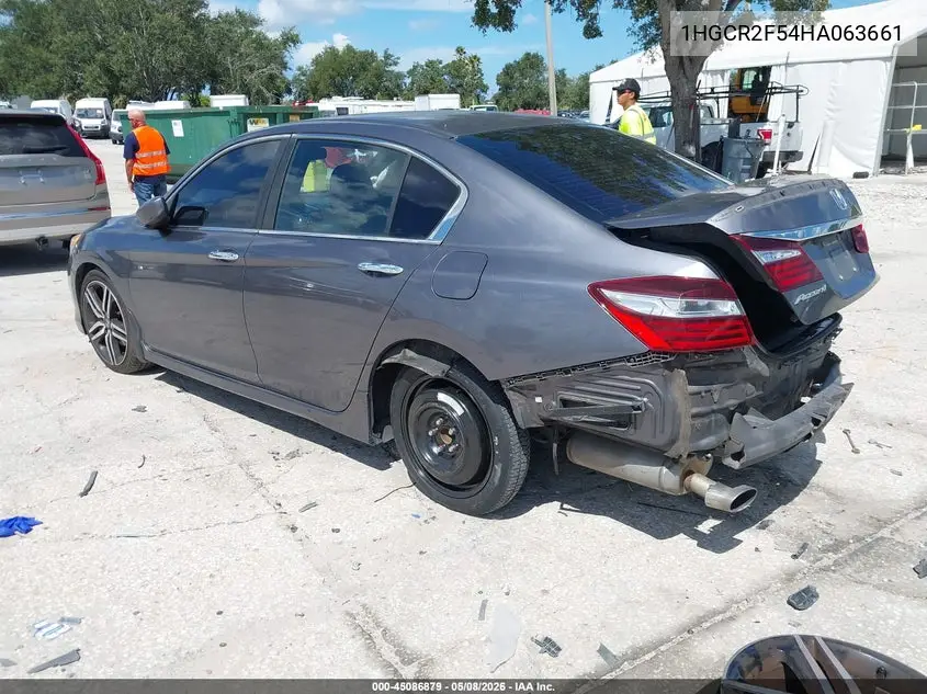1HGCR2F54HA063661 2017 Honda Accord Sport