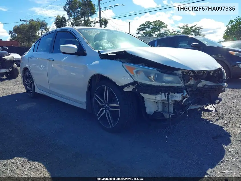 1HGCR2F57HA097335 2017 Honda Accord Sport