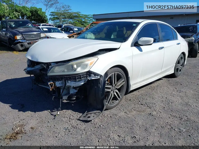 1HGCR2F57HA097335 2017 Honda Accord Sport