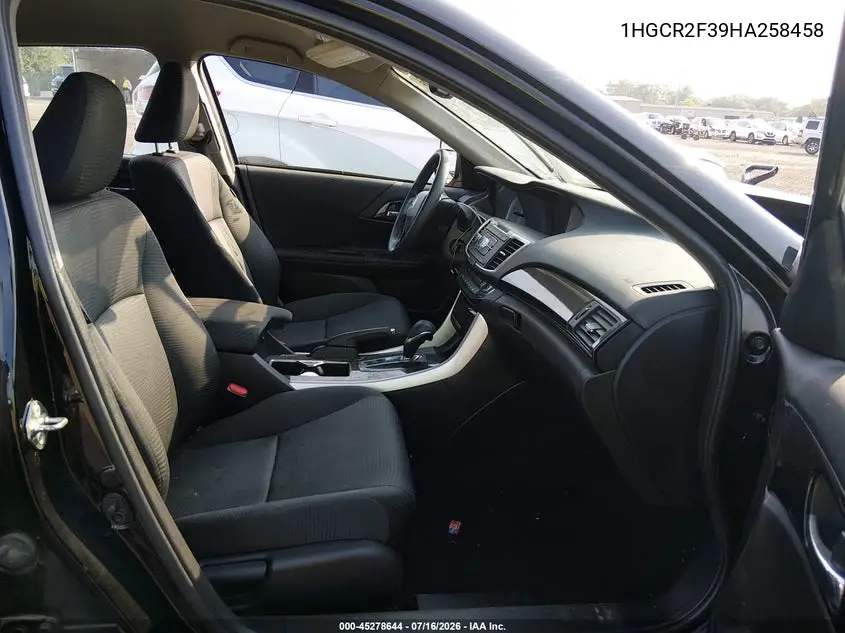 1HGCR2F39HA258458 2017 Honda Accord Lx
