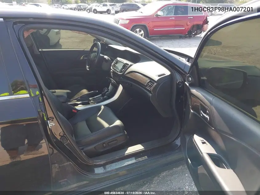 2017 Honda Accord Touring V6 VIN: 1HGCR3F98HA007201 Lot: 45634630
