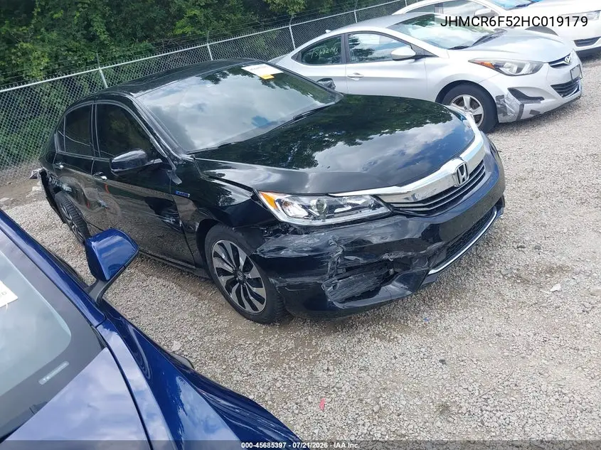 2017 Honda Accord Hybrid Ex-L VIN: JHMCR6F52HC019179 Lot: 45685397