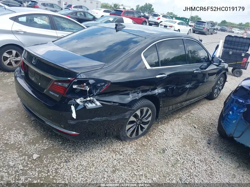 2017 Honda Accord Hybrid Ex-L VIN: JHMCR6F52HC019179 Lot: 45685397