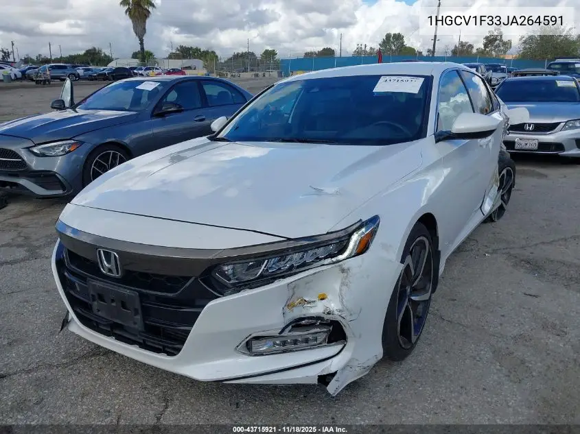 1HGCV1F33JA264591 2018 Honda Accord Sport