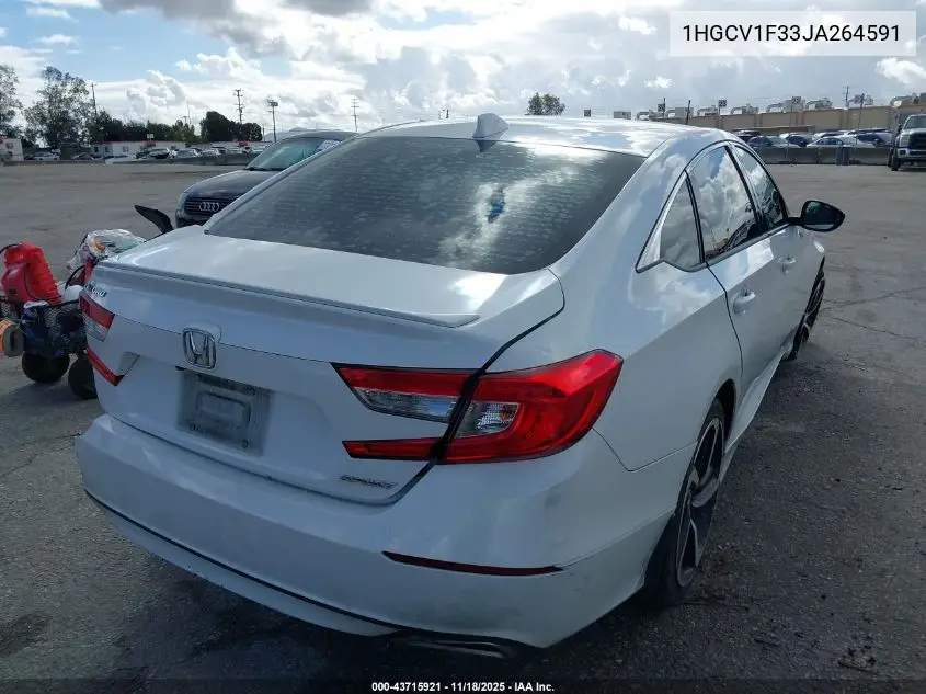 1HGCV1F33JA264591 2018 Honda Accord Sport