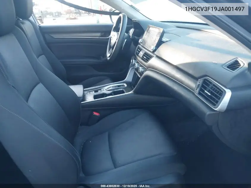 1HGCV3F19JA001497 2018 Honda Accord Hybrid