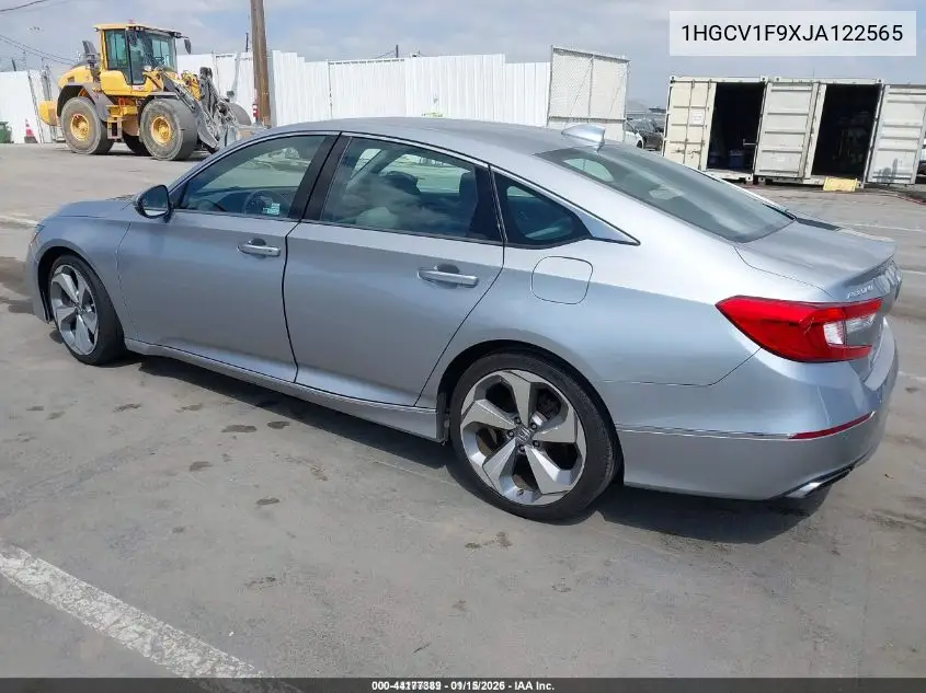 1HGCV1F9XJA122565 2018 Honda Accord Touring