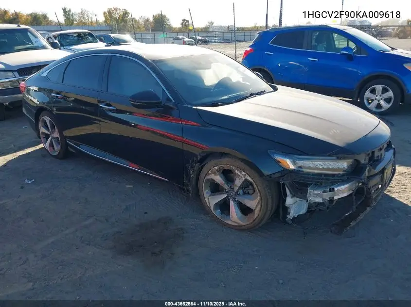 1HGCV2F90KA009618 2019 Honda Accord Touring 2.0T