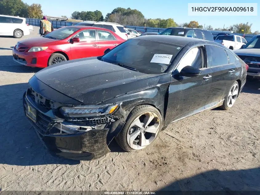 1HGCV2F90KA009618 2019 Honda Accord Touring 2.0T