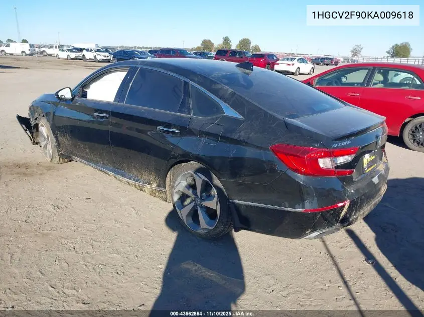 1HGCV2F90KA009618 2019 Honda Accord Touring 2.0T