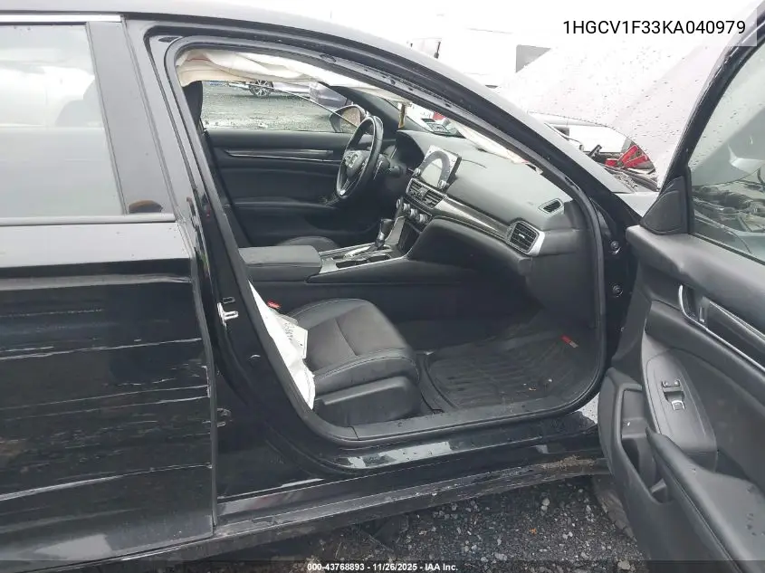 1HGCV1F33KA040979 2019 Honda Accord Sport