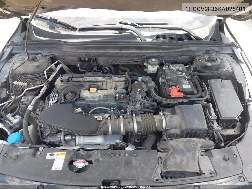 1HGCV2F36KA025401 2019 Honda Accord Sport 2.0T