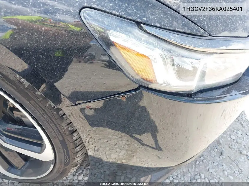 1HGCV2F36KA025401 2019 Honda Accord Sport 2.0T