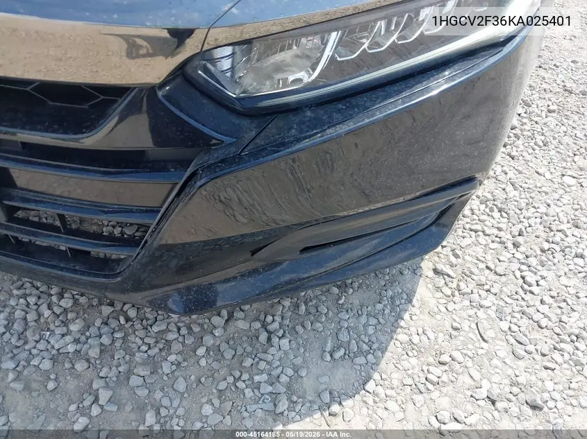 1HGCV2F36KA025401 2019 Honda Accord Sport 2.0T