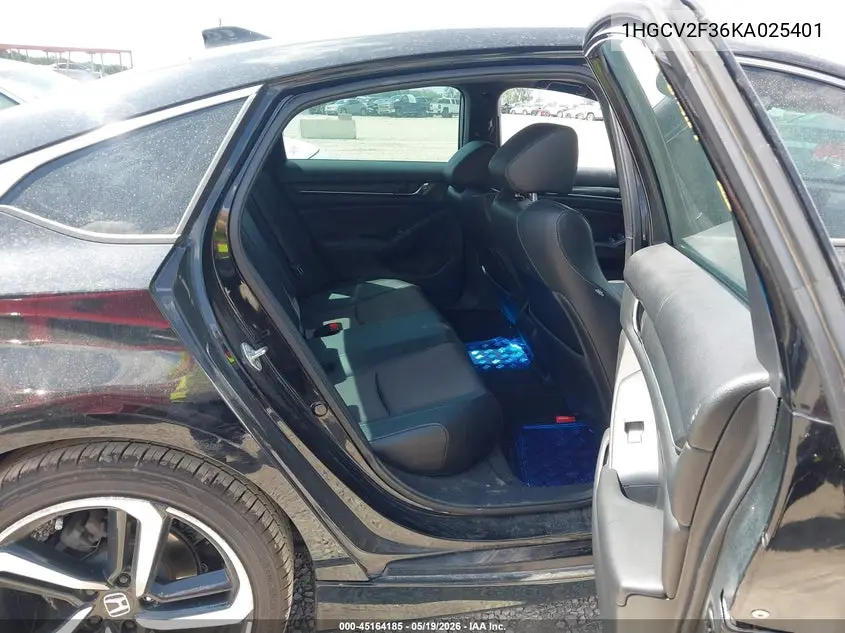 1HGCV2F36KA025401 2019 Honda Accord Sport 2.0T