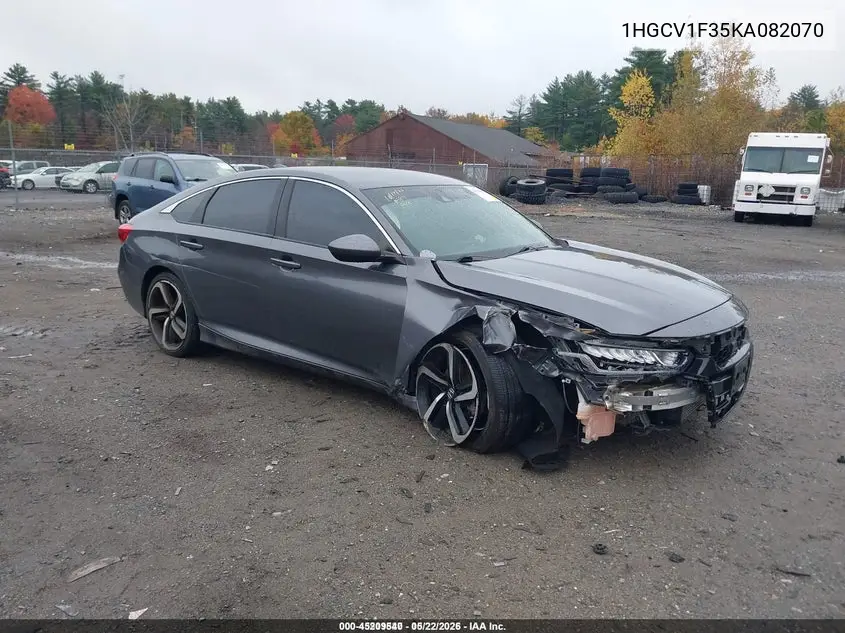 1HGCV1F35KA082070 2019 Honda Accord Sport