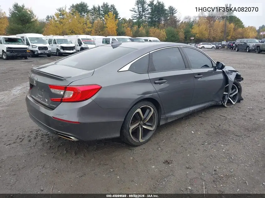 1HGCV1F35KA082070 2019 Honda Accord Sport