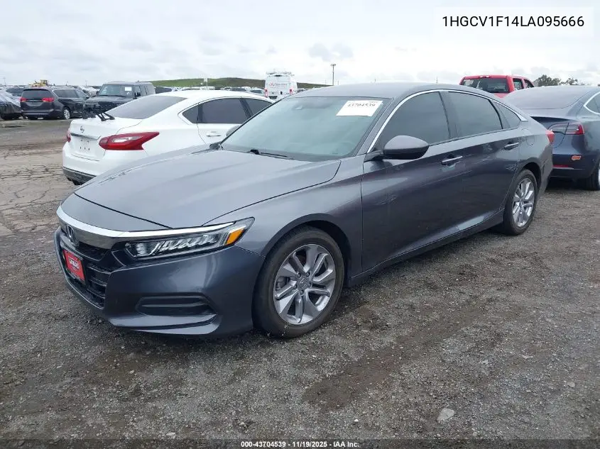 1HGCV1F14LA095666 2020 Honda Accord Lx