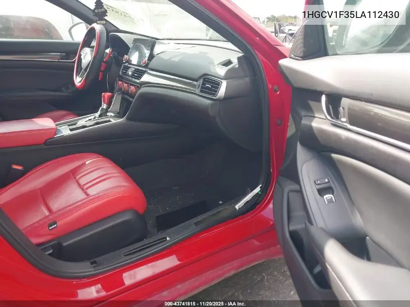 1HGCV1F35LA112430 2020 Honda Accord Sport