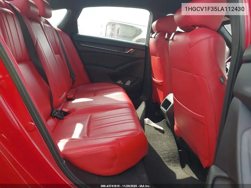 1HGCV1F35LA112430 2020 Honda Accord Sport