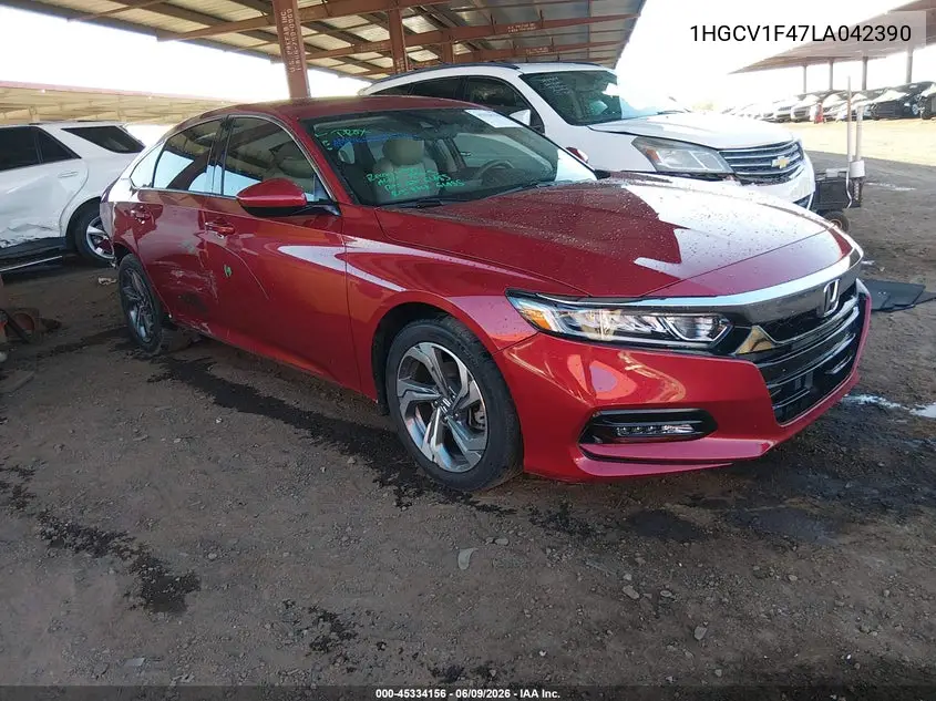 2020 Honda Accord Ex VIN: 1HGCV1F47LA042390 Lot: 45334156