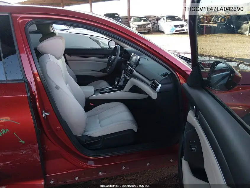 2020 Honda Accord Ex VIN: 1HGCV1F47LA042390 Lot: 45334156