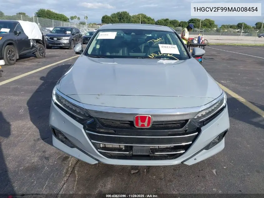 1HGCV2F99MA008454 2021 Honda Accord Touring