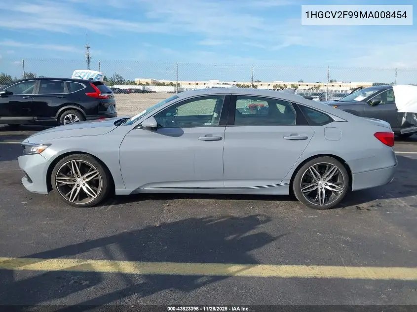 1HGCV2F99MA008454 2021 Honda Accord Touring