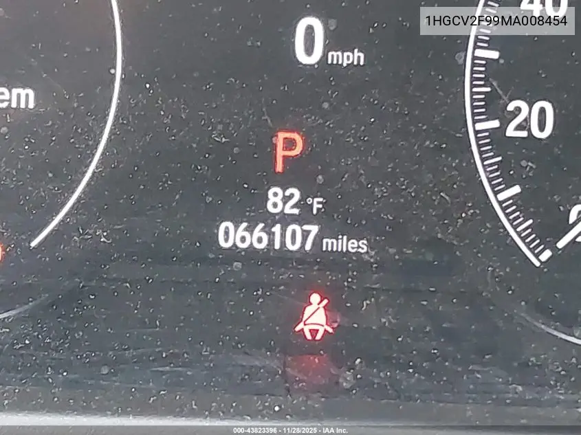 1HGCV2F99MA008454 2021 Honda Accord Touring