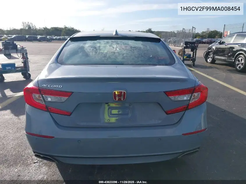 1HGCV2F99MA008454 2021 Honda Accord Touring