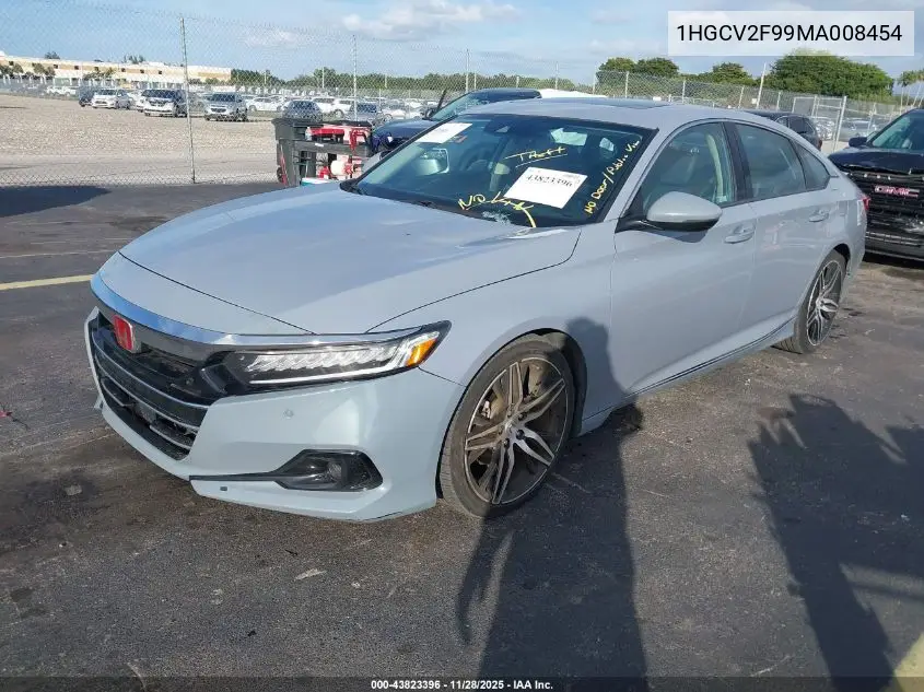 1HGCV2F99MA008454 2021 Honda Accord Touring