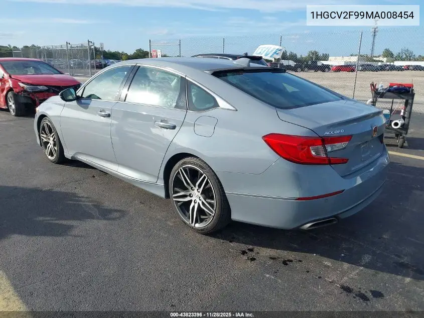 1HGCV2F99MA008454 2021 Honda Accord Touring