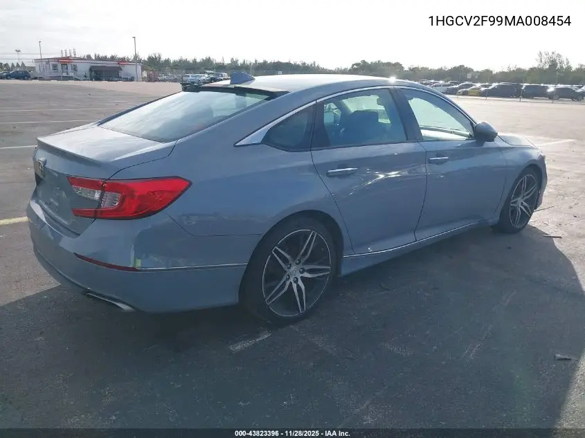 1HGCV2F99MA008454 2021 Honda Accord Touring