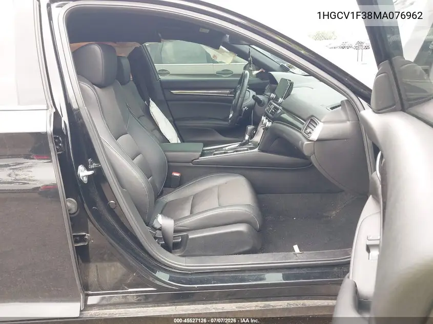 2021 Honda Accord Sport VIN: 1HGCV1F38MA076962 Lot: 45527126