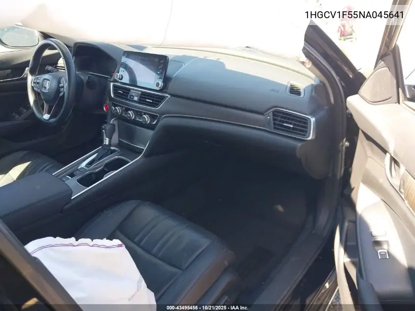 1HGCV1F55NA045641 2022 Honda Accord Ex-L