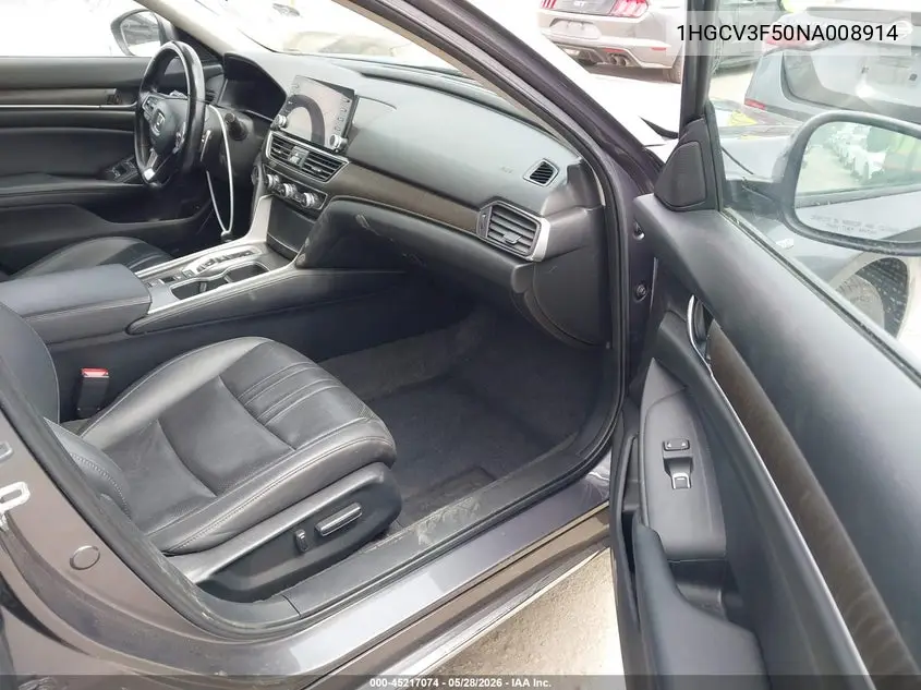 2022 Honda Accord Hybrid Ex-L VIN: 1HGCV3F50NA008914 Lot: 45217074