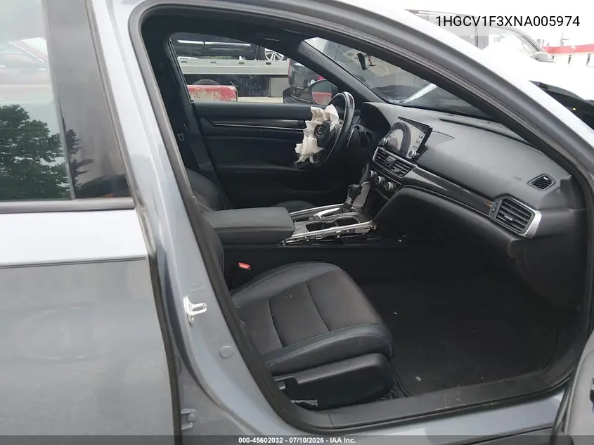 2022 Honda Accord Sport VIN: 1HGCV1F3XNA005974 Lot: 45602032
