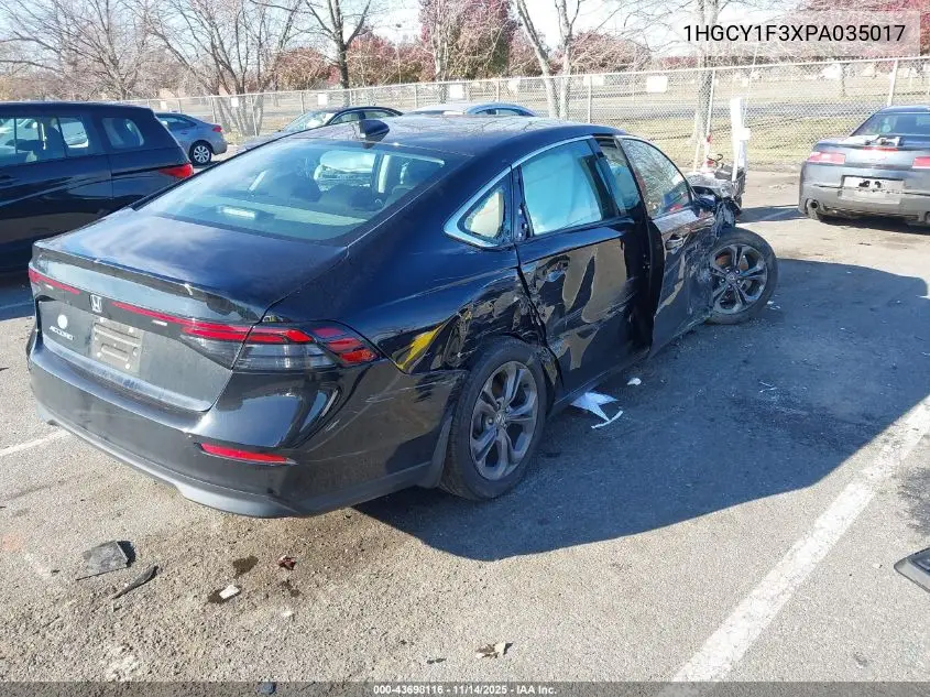1HGCY1F3XPA035017 2023 Honda Accord Ex