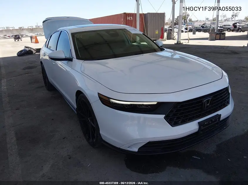 2023 Honda Accord Ex VIN: 1HGCY1F39PA055033 Lot: 45337389