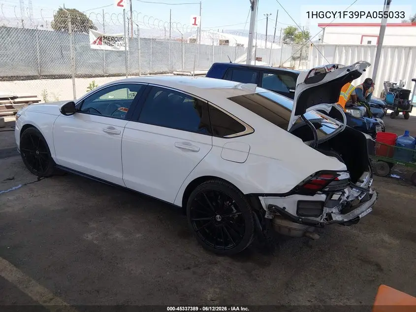 2023 Honda Accord Ex VIN: 1HGCY1F39PA055033 Lot: 45337389