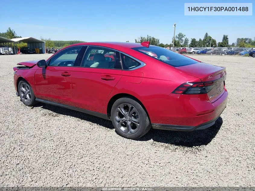 2023 Honda Accord Ex VIN: 1HGCY1F30PA001488 Lot: 45598235