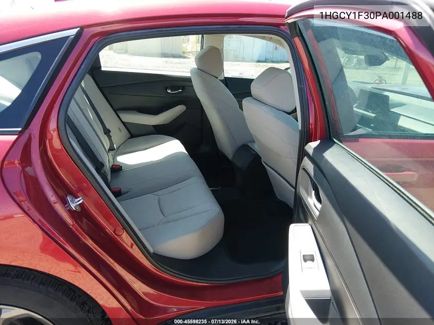 2023 Honda Accord Ex VIN: 1HGCY1F30PA001488 Lot: 45598235
