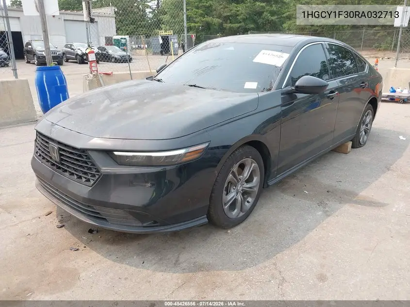 2024 Honda Accord Ex VIN: 1HGCY1F30RA032713 Lot: 45426556