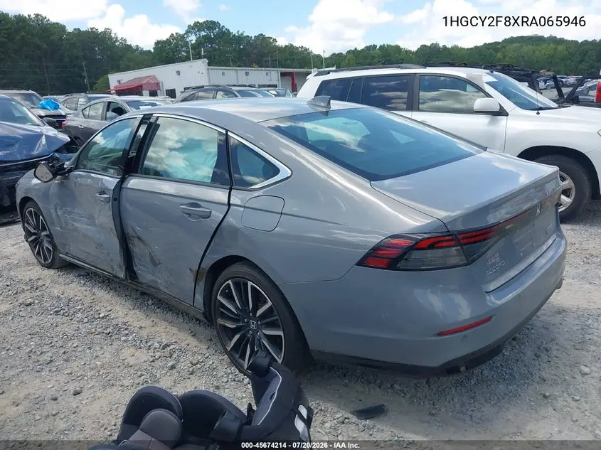 2024 Honda Accord Hybrid Touring VIN: 1HGCY2F8XRA065946 Lot: 45674214
