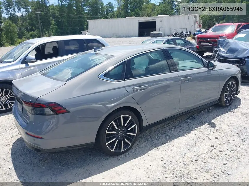 2024 Honda Accord Hybrid Touring VIN: 1HGCY2F8XRA065946 Lot: 45674214