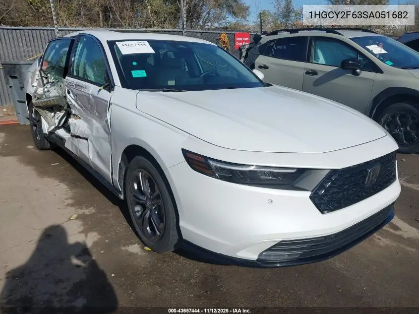 1HGCY2F63SA051682 2025 Honda Accord Hybrid Ex-L