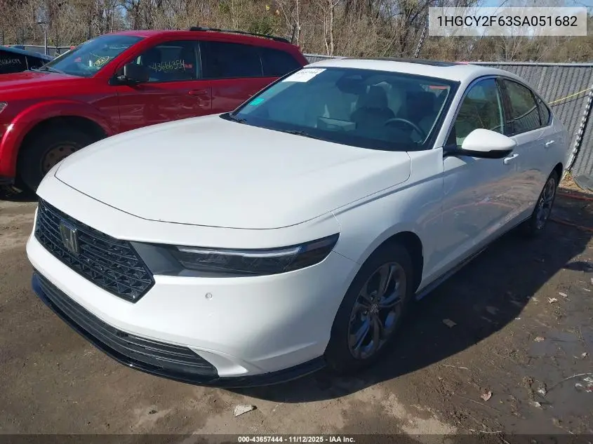 1HGCY2F63SA051682 2025 Honda Accord Hybrid Ex-L