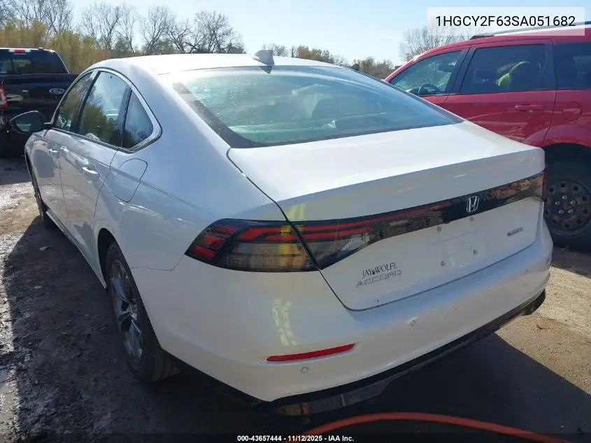 1HGCY2F63SA051682 2025 Honda Accord Hybrid Ex-L