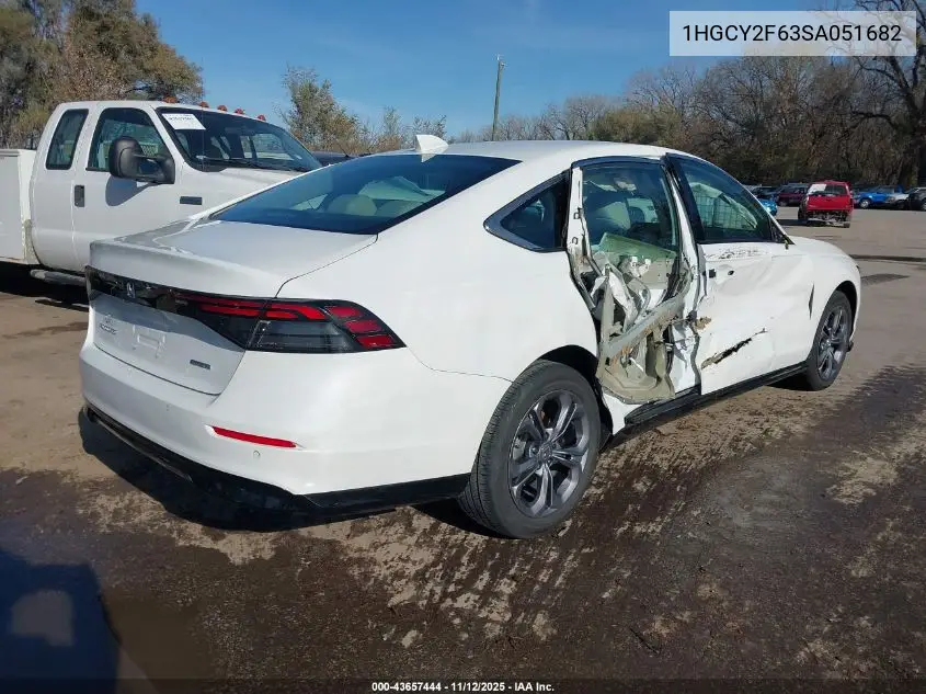 1HGCY2F63SA051682 2025 Honda Accord Hybrid Ex-L